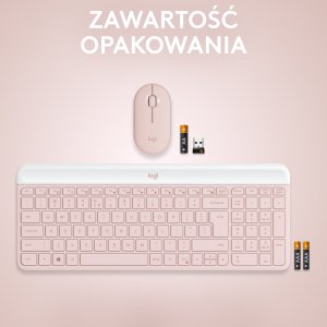 Klawiatura + mysz Logitech MK470 (920-011322) + Brio 100 (960-001585) 33