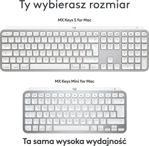 Klawiatura Logitech MX Keys S for Mac (920-011638) + Brio 100 (960-001585) 30