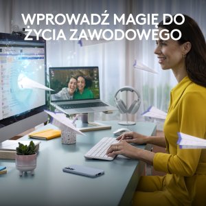 Klawiatura + mysz Logitech Signature Slim MK950 biała (920-012491) + Brio 100 (960-001585) 29