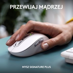 Klawiatura + mysz Logitech Signature Slim MK950 biała (920-012491) + Brio 100 (960-001585) 35