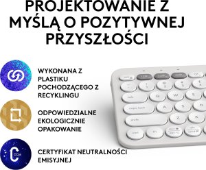 Klawiatura Logitech Pebble Keys 2 K380s (920-011852) + Brio 100 (960-001585) 6