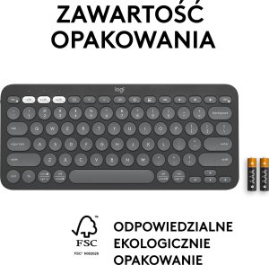 Klawiatura Logitech Pebble Keys 2 K380s (920-011851) + Brio 100 (960-001585) 4