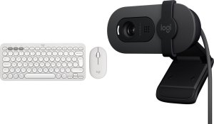 Klawiatura + mysz Logitech Pebble 2 Combo (920-012240) + Brio 100 (960-001585) 1
