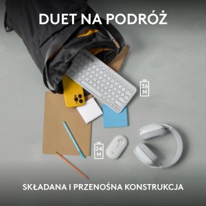 Klawiatura + mysz Logitech Pebble 2 Combo (920-012240) + Brio 100 (960-001585) 4