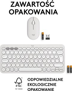Klawiatura + mysz Logitech Pebble 2 Combo (920-012240) + Brio 100 (960-001585) 5