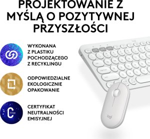 Klawiatura + mysz Logitech Pebble 2 Combo (920-012240) + Brio 100 (960-001585) 6