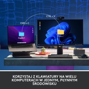 Klawiatura Logitech MX Mechanical Mini (920-010780) + Brio 100 (960-001585) 34