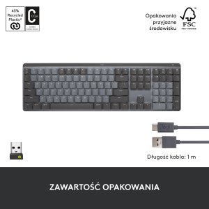 Klawiatura Logitech MX Mechanical (920-010757) + Brio 100 (960-001585) 12