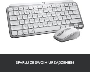Klawiatura Logitech MX Keys Mini for Mac Pale Grey (920-010526) + Brio 100 (960-001585) 37