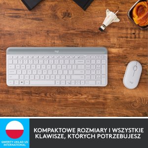 Klawiatura + mysz Logitech MK470 (920-009205) + Brio 100 (960-001585) 3