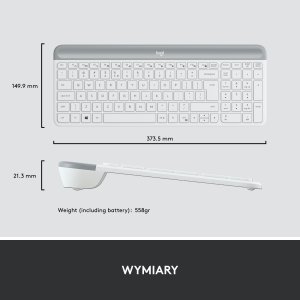Klawiatura + mysz Logitech MK470 (920-009205) + Brio 100 (960-001585) 9