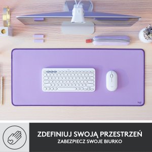 Podkładka Logitech Studio Series - LAVENDER (956-000054) + Brio 100 (960-001585) 3