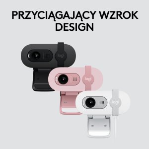 Podkładka Logitech Studio Series - DARKER ROSE (956-000053) + Brio 100 (960-001585) 14