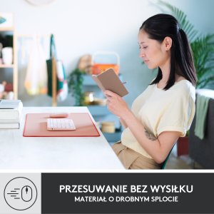 Podkładka Logitech Studio Series - DARKER ROSE (956-000053) + Brio 100 (960-001585) 6