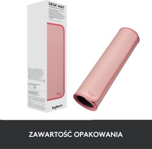 Podkładka Logitech Studio Series - DARKER ROSE (956-000053) + Brio 100 (960-001585) 9