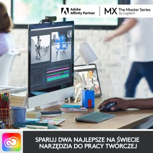 Klawiatura Logitech MX Keys Mini (920-010498) + Brio 100 (960-001585) 8