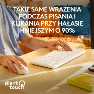 Klawiatura + mysz Logitech MK295 Silent Wireless Combo (920-009824) + Brio 100 (960-001585) 3
