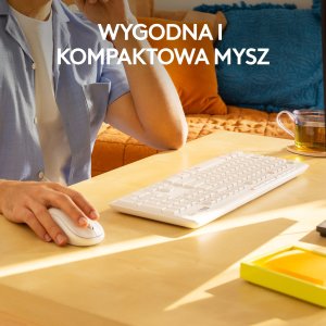 Klawiatura + mysz Logitech MK295 Silent Wireless Combo (920-009824) + Brio 100 (960-001585) 5