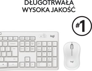 Klawiatura + mysz Logitech MK295 Silent Wireless Combo (920-009824) + Brio 100 (960-001585) 8