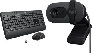 Klawiatura + mysz Logitech MK540 Advanced US (920-008685) + Brio 100 (960-001585) 1