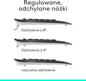 Klawiatura + mysz Logitech MK540 Advanced US (920-008685) + Brio 100 (960-001585) 6