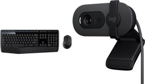 Klawiatura + mysz Logitech MK345 (920-006489) + Brio 100 (960-001585) 1
