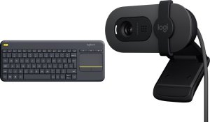 Klawiatura Logitech K400 Plus (920-007145) + Brio 100 (960-001585) 1