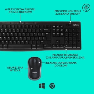 Klawiatura + mysz Logitech MK270 (920-004508) + Brio 100 (960-001585) 6