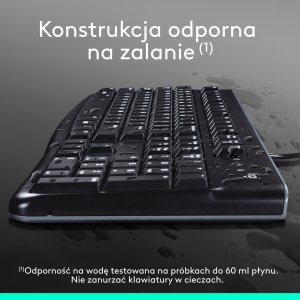 Klawiatura Logitech K120 (920-002509) + Brio 100 (960-001585) 5