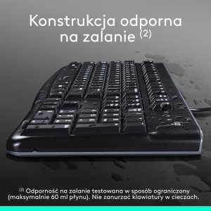 Klawiatura + mysz Logitech MK120 (920-002563) + Brio 100 (960-001585) 7