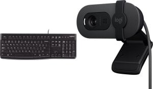 Klawiatura Logitech K120 (920-002479) + Brio 100 (960-001585) 1