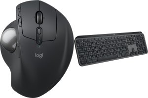 Mysz Logitech MX Ergo S (910-007260) + MX Keys S Bezprzewodowa Graphite US (920-011587) 1
