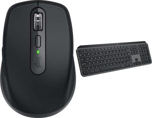 Mysz Logitech MX Anywhere 3S for Business (910-006958) + MX Keys S Bezprzewodowa Graphite US (920-011587) 25
