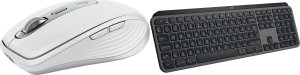 Mysz Logitech Anywhere 3S For Mac Pale Gray (910-006946) + MX Keys S Bezprzewodowa Graphite US (920-011587) 25