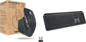 Mysz Logitech MX Master 3S for Business (910-006582) + MX Keys S Bezprzewodowa Graphite US (920-011587) 25