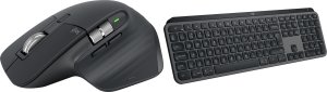 Mysz Logitech MX Master 3S Performance Graphite (910-006559) + MX Keys S Bezprzewodowa Graphite US (920-011587) 1