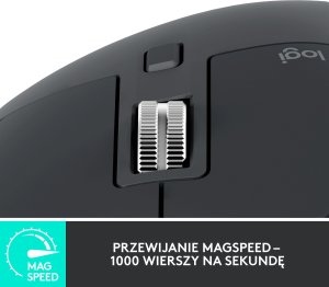 Mysz Logitech MX Master 3S Performance Graphite (910-006559) + MX Keys S Bezprzewodowa Graphite US (920-011587) 27