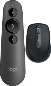 Logitech Wskaźnik laserowy R500s (910-005843) + MX Anywhere 3S Graphite (910-006929) 1