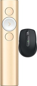 Logitech Spotlight Presentation Remote Złoty (910-004862) + MX Anywhere 3S Graphite (910-006929) 23