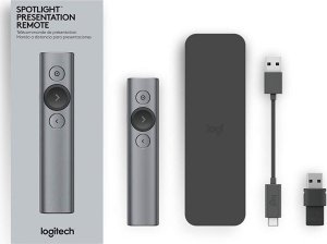 Logitech Spotlight Presentation Remote Złoty (910-004862) + MX Anywhere 3S Graphite (910-006929) 24