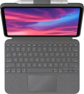 Rysik Logitech Crayon - SILVER (914-000074) + Etui Combo Touch do iPad (10th gen) Szare (920-011441) 28