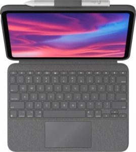 Rysik Logitech Crayon - SILVER (914-000074) + Etui Combo Touch do iPad (10th gen) Szare (920-011441) 44