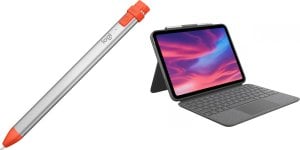 Rysik Logitech Crayon - INTENSE SORBET (914-000034) + Etui Combo Touch do iPad (10th gen) Szare (920-011441) 1