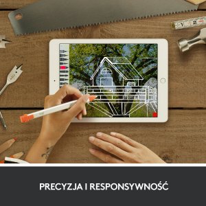 Rysik Logitech Crayon - INTENSE SORBET (914-000034) + Etui Combo Touch do iPad (10th gen) Szare (920-011441) 6