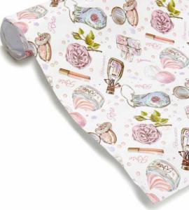 Acorde papierowe róże zapachowe białe/różowe 3 szt 2