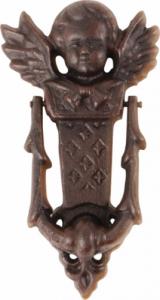 Esschert Design kołatka do drzwi anioł 11 x 20,3 cm żeliwna brązowa 1
