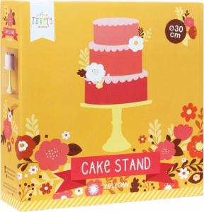 A Little Lovely Company talerz do ciasta 30 cm melamina żółty 4