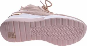 Pantofelek24 Sportowe damskie sneakersy z tkaniny Beżowe /C2-2 10723 T987/ 38 6