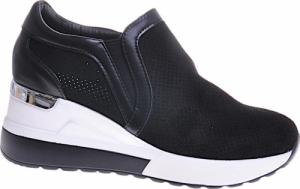 Pantofelek24 Damskie buty sportowe wkładane Czarne /B7-3 10718 T834/ 39 4