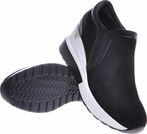 Pantofelek24 Damskie buty sportowe wkładane Czarne /B7-3 10718 T834/ 39 7